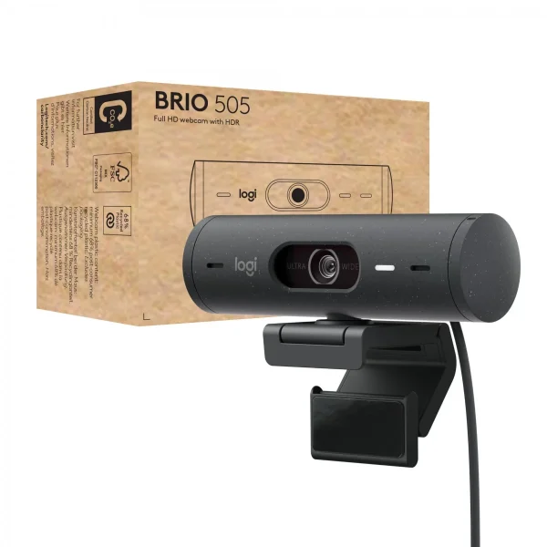 Logitech Brio 505 Full HD Webcam (Graphite)