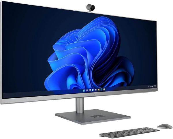 HP Envy 34 34" WUHD (5120 x 2160) All-in-One Desktop Computer - 12th Gen Intel Core i7-12700 12-Core up to 4.90 GHz CPU, 16GB DDR5 RAM, 1TB PCIe NVMe SSD, GeForce RTX 3060 6GB GDDR6, Windows 11 Pro