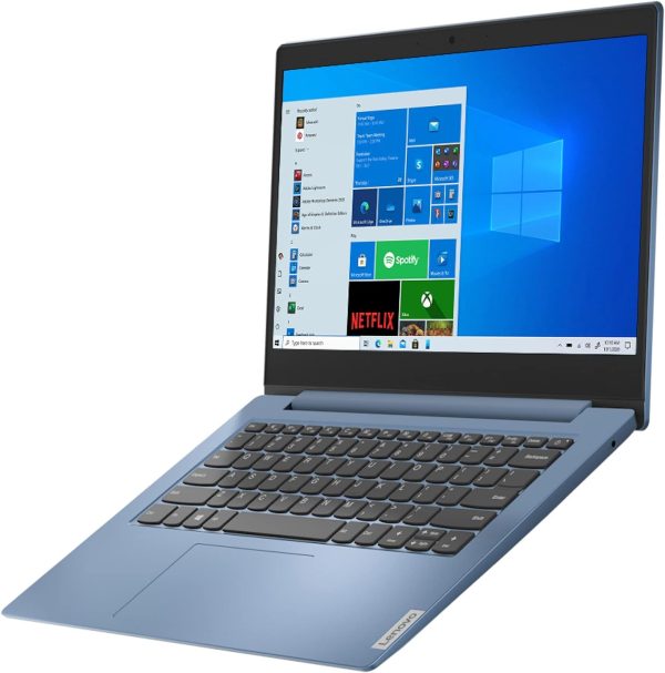 Lenovo IdeaPad 1 14 Laptop, 14.0" HD Display, Intel Celeron N4020, 8GB RAM, 256 GB ssd Storage, Intel UHD Graphics 600, Win 11 in S Mode, Ice Blue