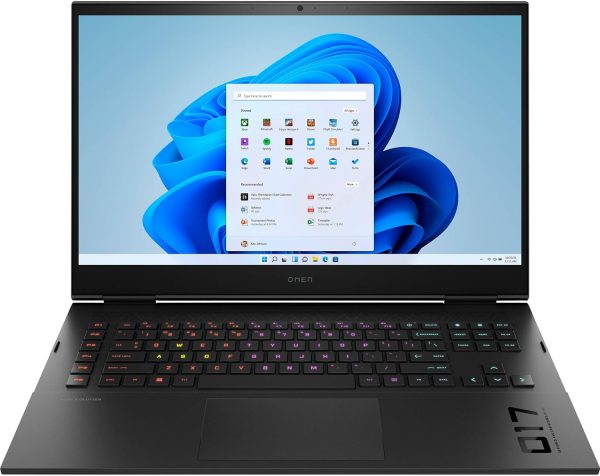 HP 2023 Omen 17.3” QHD 165Hz IPS Gaming Laptop 14-Core Intel i9-12900HX NVIDIA GeForce RTX 3080Ti 16GB GDDR6 16GB DDR5 1TB NVMe SSD Thunderbolt4 WiFi 6E RJ45 HDMI RGB KB Windows 11 Pro w/RE USB