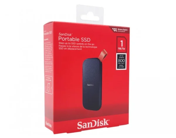 SanDisk 1TB Extreme Portable SSD E30 - Up to 1050MB/s, USB-C, USB 3.2 Gen 2, IP65 Water and Dust Resistance, Updated Firmware - External Solid State Drive